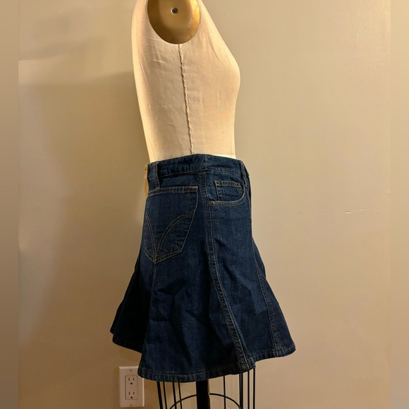 Rare Y2K Dolce & Gabbana Flared Denim Mini Skirt - Picture 4 of 6